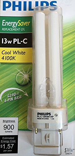 Philips 13-Watt Cool White (4100K) CFLni 4-Pin G24Q-1 CFL Light Bulb