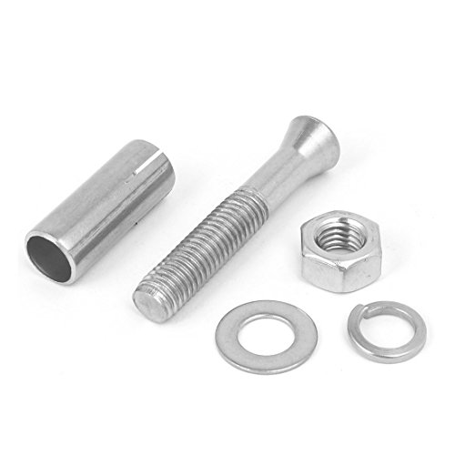 uxcell M10 x 60mm 304 Stainless Steel Sleeve Anchor Hex Nut Expansion