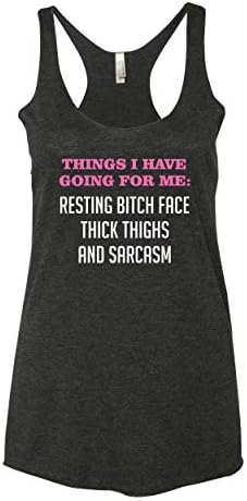 Women's Funny Workout Tank Top | Things I Have Going for Me