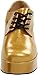 Funtasma by Pleaser Men's Jazz-02 Platform Oxford,Gold Glitter,M (US Men's 10-11 M)