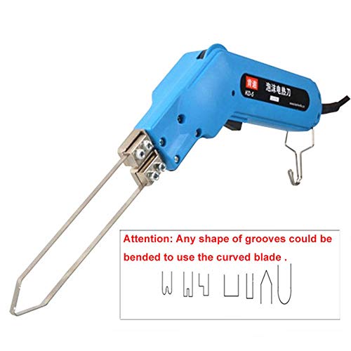 TABODD 12pc KD-5 Groove Foam Cutter Slot Electric Hot Knife Wire Grooving Electric Cutting Tool Accessories for Hot Cutting Fabric, Synthetics, Canvas, Cloth, Rope & Cord and Electric Heat(110V 150W) - Thumbnail 4