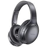 Boltune Active Noise Cancelling Headphones, Bluetooth 5.0 Over Ear Wireless Headphones with Mic Deep Bass, Comfortable Protein Earpads 30H Playtime for Travel Work TV PC Cellphone