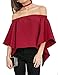 Relipop Women's Off Shoulder Tops Fashion Shirt Casual Strapless Blouses