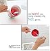 Infusion Water Bottle with FlipTop Lid, Spout and Carry Handle. Extra Cleaning Brush.