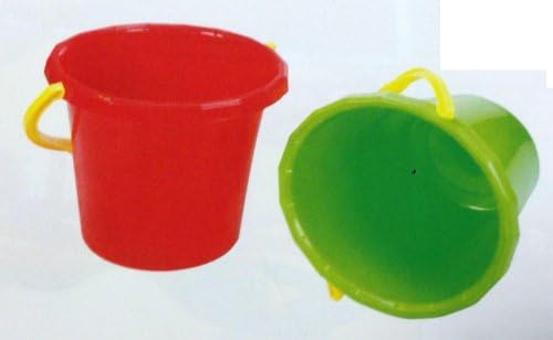 Children's Mega Large Round Sand Bucket 25cm/9.75ins (Assorted Colours) - Summer Garden/Sandpit/Beach Fun!