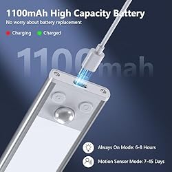 Buiybosx Under Cabinet Lighting 68-LED Rechargeable