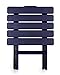 Camco 21039 Large Quick-Folding Adirondack Table, Plastic, Navy
