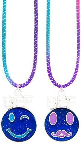 Emoticons Necklace BFF Mood Set (Stretch Cord)