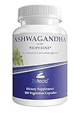 Zen Principle Organic Ashwagandha 180 Veggie Capsule With Bioperine Pepper Extract for Increased Absorption.