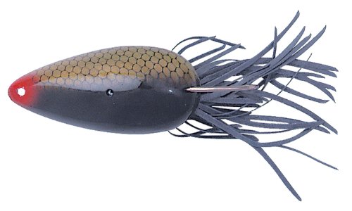 Heddon Moss Boss Lure's (Black Shad, 3-Inch, 3/8-Ounce)
