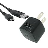 Blackberry USB AC Charger Adapter Power Plug with Mini USB Cable for Blackberry Pearl 8110 8120 8130 Curve 8300 8310 8320 8350i Bold 9000