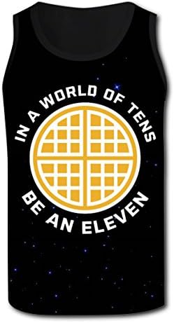 HRA Men Comfort In a World Full Of Tens,Be an Eleven! Print Tanks M