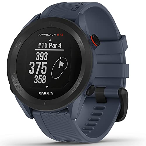 Garmin Approach S12, 44mm Golf GPS watch, Granite Blue