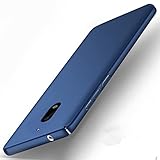 Nokia 6 Case, Mustaner Ultra Thin Lightweight Smooth Hard Case Slim Defense Case For Nokia 6(PC Blue)