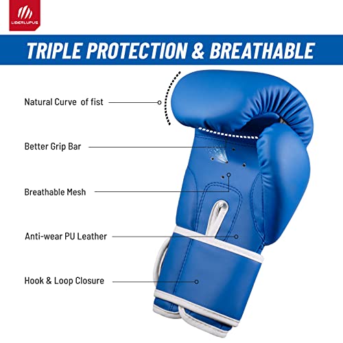 Liberlupus Kids Boxing Gloves for Boys and Girls, Boxing Gloves for
