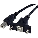 StarTech 1-Feet Panel Mount USB Cable B to B - F/M (USBPNLBFBM1)