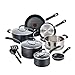 T-fal C515SC Professional Nonstick Cookware Dishwasher Safe Pots and Pans Set, Induction Base, Black primary