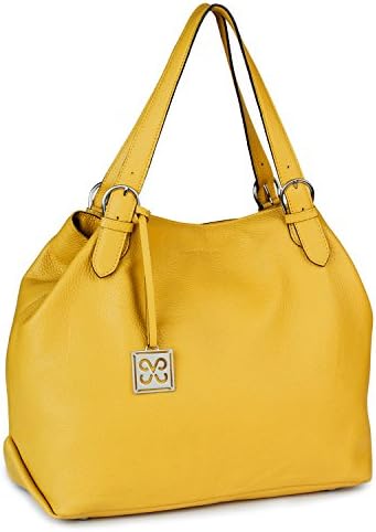 Fes Genuine Italian Leather Tote Handheld Shoulder Bag