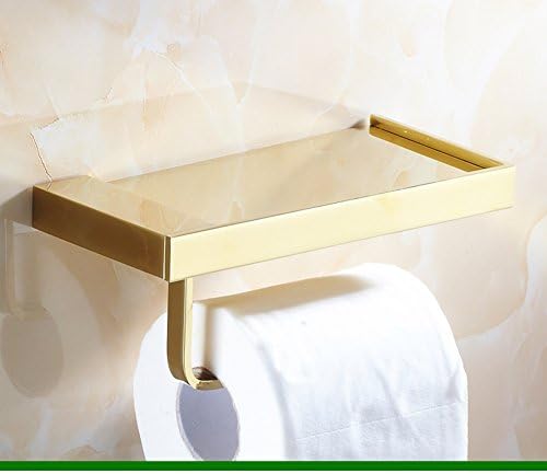 Copper antique toilet roll holder Multipurpose Towel rack/[Multifunctional towel rack]/Toilet paper holder/Stainless steel toilet paper holder/Tissue box mobile-D