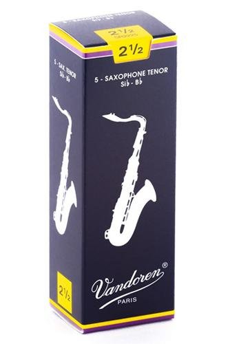 Vandoren Tenor Saxophone Reeds Strength 2.5 Box of 5