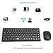 Rii RK700 2.4Ghz Ultra-Slim Wireless Keyboard and Mouse Combo Multimedia Compact Keyboard and Mouse for PC Laptop,Desktop,Raspberry Pi KODI HTPC XBMC MacBook Android TV Box Smart TV,Windows