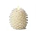 Luminara Realistic Artificial Moving Flame Pine cone Flameless LED Candle - White 3