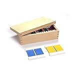 Montessori Sensorial Materials Color Tablets Plastic (2nd Box) for Preschool Early Learning Toy