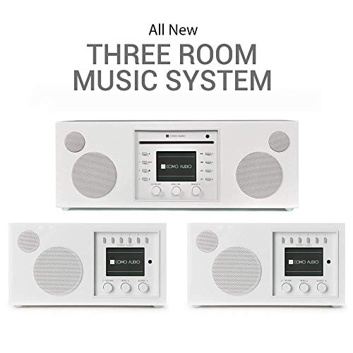 Como Audio: Whole Home Music Solution – 3 System Bundle (Piano White)