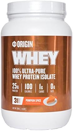 Origin Supps 100% Ultra Pure Whey 2 Pounds 25g Protein Powder Isolate [PERFORMANCE SERIES] - Pumpkin Spice Latte