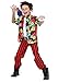 Fun Costumes Child Ace Ventura Costume with Wig - Medium - Multicolor