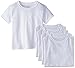 Hanes Boys' 5 Pack Ultimate Comfortsoft Crew, White, Large