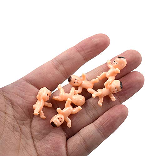 48 Pcs Mini Plastic Babies for Ice Cube Game Baby Shower Decoration for