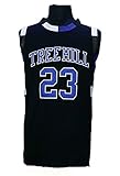 23 Nathan Scott One Tree Hill Jersey Embroidered Basketball Jersey black M