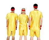 Dodgeball Average Joe's Adult Yellow Jersey Costume Set (Adult Medium)