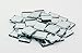 0.5 inch Small Mini Square Craft Mirrors Bulk 100 Pieces Mirror Mosaic Tiles