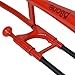 pInstrument Plastic pBone Trombone - Mouthpiece & Carrying Bag - Lightweight Versatile, Comfortable Grip - Bb Authentic Sound for Student & Beginner - kids instruments - ABS Construction - Red