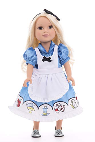 Little Adventures Alice with Headband Princess Doll Dress