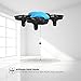 Potensic A20W Mini Drone for Kids with Camera, RC Portable Quadcopter 2.4G 6 Axis - Altitude Hold, Headless, Remote Control, Route Setting, Real Time FPV, Speed Mode and More - Azure