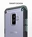 Ringke Fusion Case Compatible with Galaxy A6 2018 Crystal Clear PC Back Case Lightweight Transparent TPU Bumper Drop Protective Phone Cover - Smoke Black
