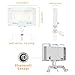 Olafus 100W Dusk to Dawn Flood Lights Outdoor, 9000lm Super Bright Stadium Lights with Plug, IP66 Waterproof 6500K Daylight White Floodlight for Yard, Garage 2 Pack