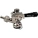 KegWorks BF-KT85D-2 US Sankey Keg Coupler - D System - Lever Handle: Black Lever Handle