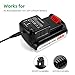 Flagpower LCS1620 Lithium Battery Fast Charger for Black Decker 16V 20V Lithium Ion Battery LBXR20 LBXR20-OPE LB20 LBX20 LBX4020 LB2X4020 LBXR2020-OPE LBXR16