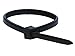 4-inch Cable Tie, 100pcs/Pack, 18 lbs Max Weight - Black