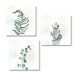 for Living Room Bedroom Home Artwork Green Plant...