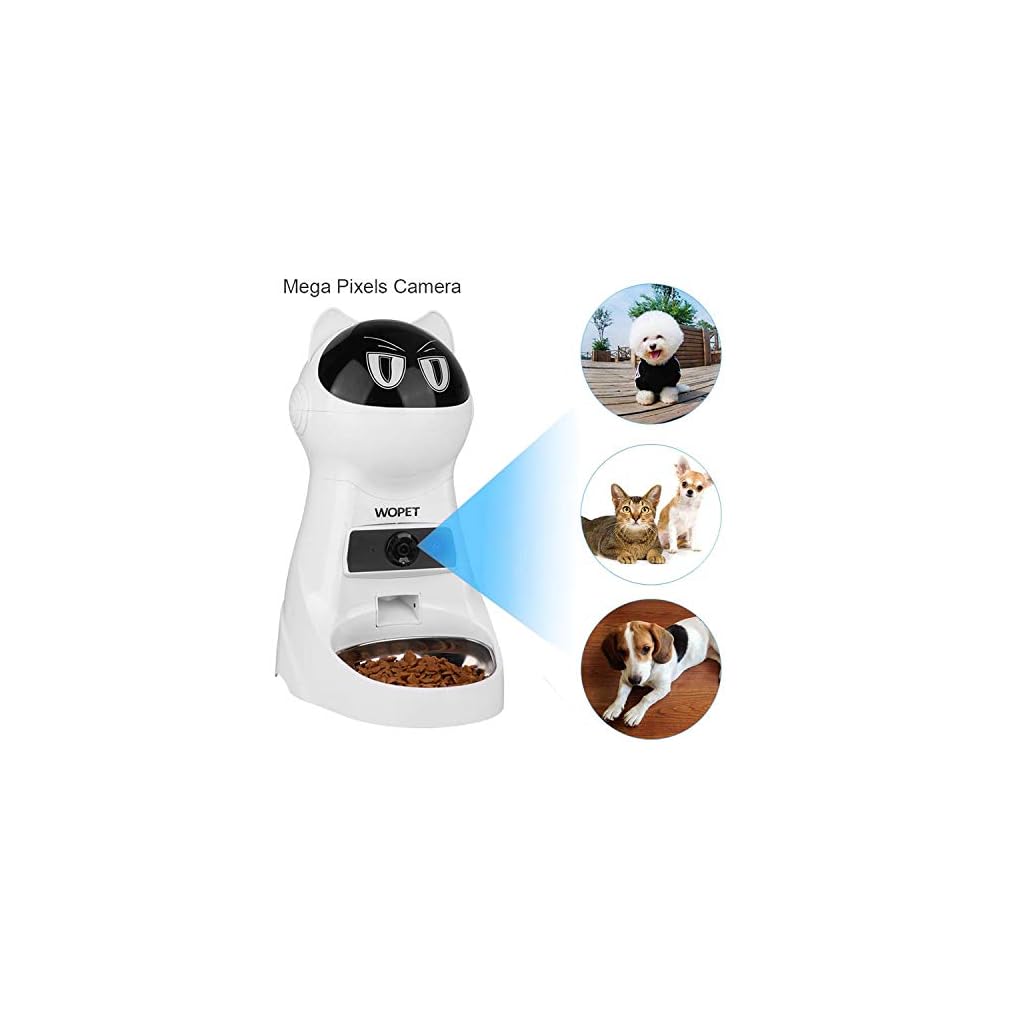 WOpet SmartFeeder,Automatic Pet Feeder Stainless Steel Bowl，Auto Dog