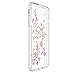 Speck iPhone 8 Plus Presidio Clear + Print Case, IMPACTIUM 8-Foot Drop Protected iPhone Case that Resists UV Yellowing, Golden Blossoms Pink/Clear