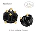 Rainforce Flat Wire Cube Plastic Connectors snap mesh Organizer Grid New! Flat (50, Black)