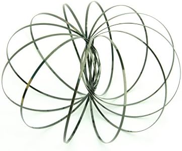 Flow Ring Kinetic Spring Toy in color! BLACK!