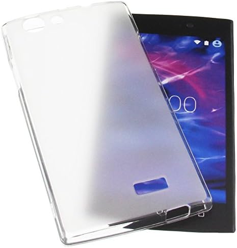 foto-kontor Protective case for MEDION Life E5005 Rubber TPU mobile phone cover transparent white