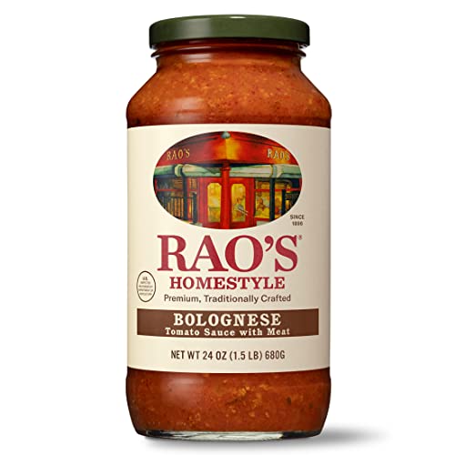 Rao's Homestyle Bolognese Sauce, 24 oz, Classic Tomato Sauce, Pasta